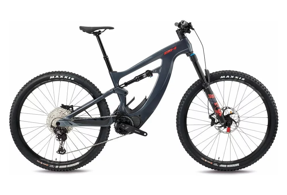 VTT Electrique Tout-Suspendu Bh Bikes Shimano Xtep Lynx Carbon Pro 9.7 Deore XT 12V 720 Wh 29" Noir/Rouge 2022 – Image 2