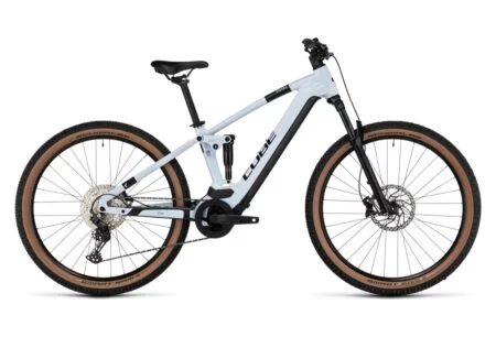 VTT Électrique Semi-Rigide Cube Reaction Hybrid Performance 500 Allroad Shimano Alivio 9V 500 Wh 27.5'' Gris Metallic 2022