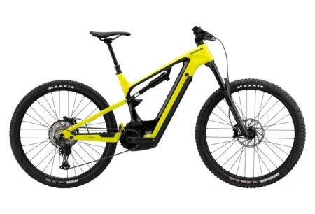 VTT Électrique Tout-Suspendu Cannondale Moterra Neo Carbon 2 Shimano SLX/XT 12V 750 Wh 29" Jaune Highlighter
