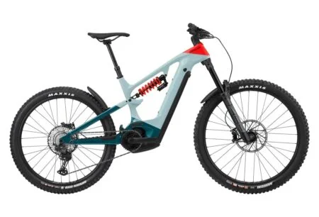 VTT Électrique Tout-Suspendu Cannondale Moterra Neo Carbon LT 2 Shimano SLX / XT 12V 750 Wh 29/27.5" Vert Menthe