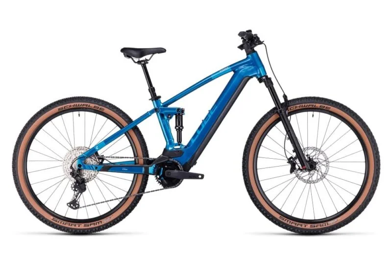 VTT Électrique Tout-Suspendu Cube Stereo Hybrid 120 SLX 750 Shimano Deore/XT 12V 750 Wh 29'' Gris Vert Swamp 2023 – Image 2