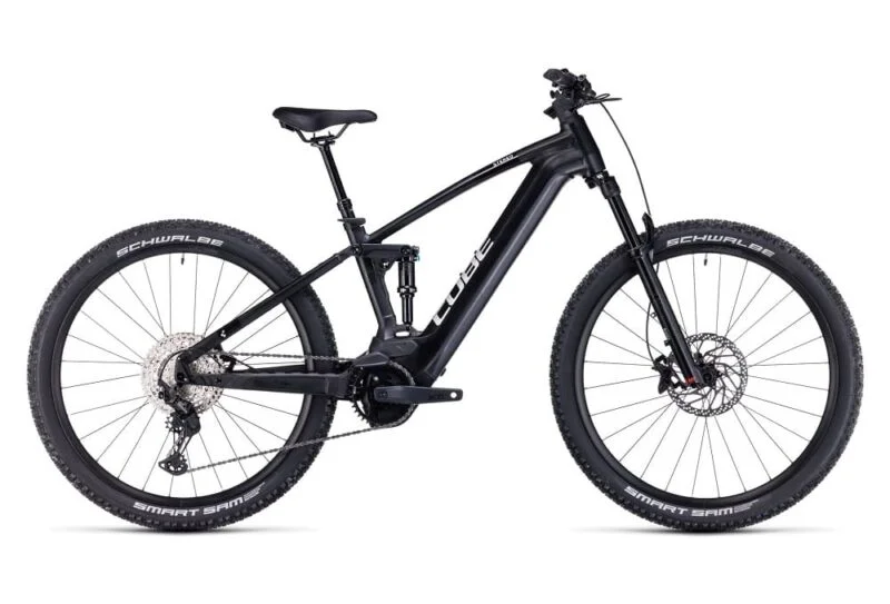 VTT Électrique Tout-Suspendu Cube Stereo Hybrid 120 SLX 750 Shimano Deore/XT 12V 750 Wh 29'' Gris Vert Swamp 2023 – Image 3