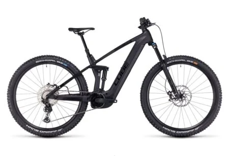 VTT Électrique Tout-Suspendu Cube Stereo Hybrid 140 HPC SLX 750 Shimano Deore/XT 12V 750 Wh 29'' Gris Carbon Reflex 2023