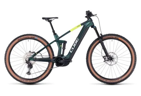 VTT Électrique Tout-Suspendu Cube Stereo Hybrid 140 HPC SLX 750 Shimano Deore/XT 12V 750 Wh 29'' Vert Goblin 2023