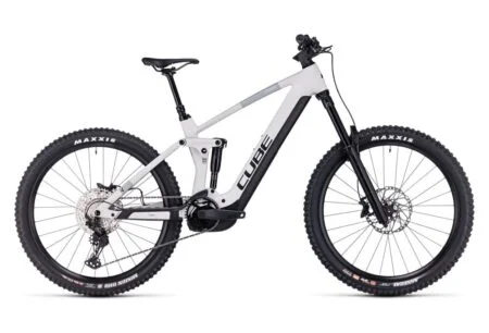VTT Électrique Tout-Suspendu Cube Stereo Hybrid 160 HPC SLX 750 27.5 Shimano Deore/XT 12V 750 Wh 27.5'' Blanc 2023