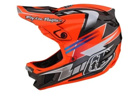 Casque Intégral Troy Lee Designs D4 Carbon Mips Rouge