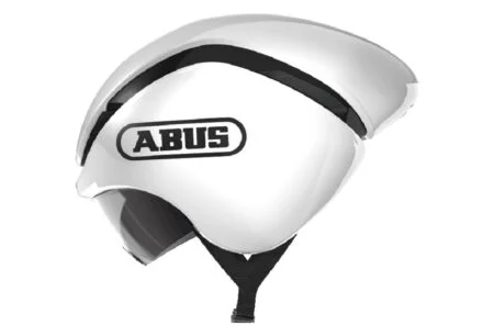 Casque Route Abus GameChanger TT shiny Blanc