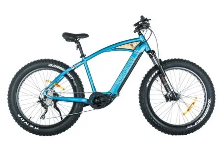 VTT Électrique Semi-Rigide Woodee Bikes Surfliner Bleu