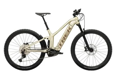 VTT Electrique Tous Suspendu Trek Powerfly FS 7 Gen 3 Shimano SLX XT 12S 625 Wh 27.5'' Gloss Supernova Beige 2023