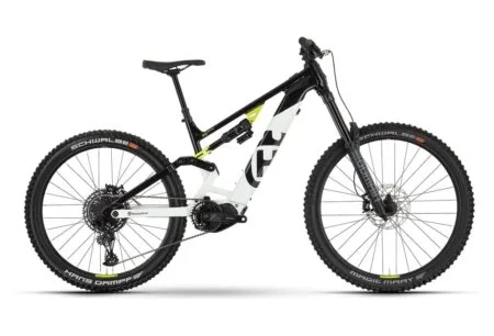 VTT Electrique Tout-Suspendu Husqvarna Hard Cross HC2 Sram SX Eagle 12V 630 Wh 29''/27.5'' Noir/Blanc 2023