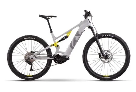 VTT Electrique Tout-Suspendu Husqvarna Light Cross LC1 Tektro 9S 504 Wh 29''/27.5'' Gris / Jaune 2023