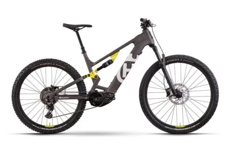 VTT Electrique Tout-Suspendu Husqvarna Light Cross LC2 Tektro 9V 630 Wh 29''/27.5'' Gris / Jaune 2022