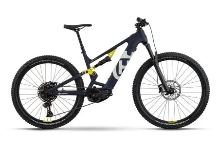VTT Electrique Tout-Suspendu Husqvarna Light Cross LC3 Sram SX Eagle 12V 630 Wh 29''/27.5'' Bleu Foncé 2023