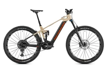 VTT Électrique Tout-Suspendu Mondraker Crafty Carbon R Sram GX/NX Eagle 12V 750 Wh 29'' Beige/Noir 2023