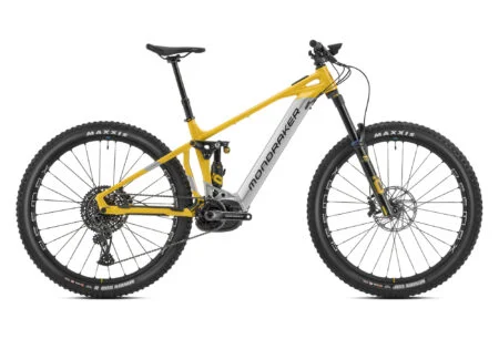 VTT Électrique Tout-Suspendu Mondraker Crafty XR Sram GX Eagle 12V 750 Wh 29" Jaune / Argent 2023