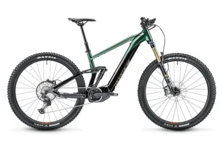 VTT Électrique Tout-Suspendu Moustache Samedi 29 Trail 9 Smart System Shimano SLX / XT 12V 750 Wh 29'' Noir / Vert 2023