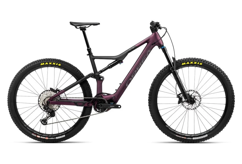 VTT Électrique Tout-Suspendu Orbea Rise H20 Shimano SLX/XT 12V 540 Wh 29'' Violet Metallic Mulberry 2023