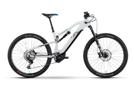 VTT Électrique Tout Suspendu R Raymon FullRay 150E 10.0 Shimano SLX 12V 630Wh 29'' White 2023