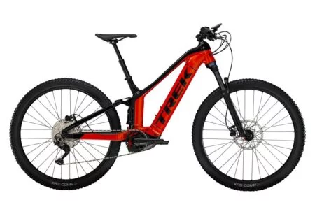 VTT Électrique Tout-Suspendu Trek Powerfly FS 4 Shimano Deore 10V 625 Wh 29'' Rouge Lave / Noir Gén 3