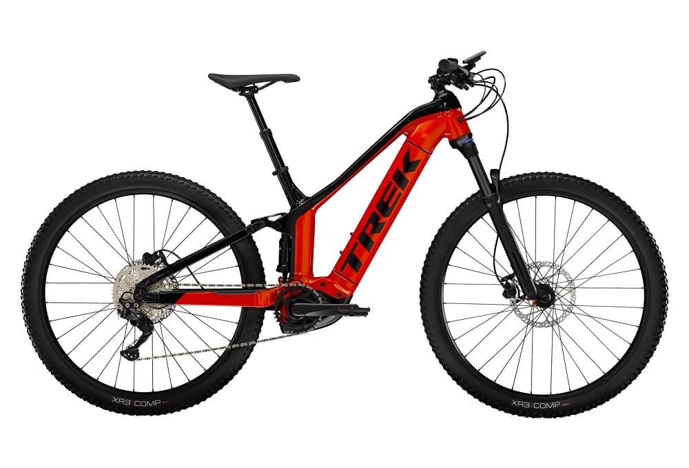 VTT Électrique Tout-Suspendu Trek Powerfly FS 4 Shimano Deore 10V 625 Wh 29'' Rouge Lave / Noir Gén 3