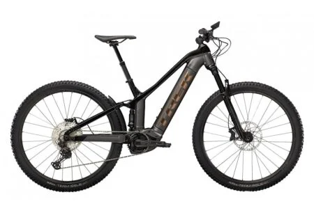 VTT Électrique Tout-Suspendu Trek Powerfly FS 7 Shimano SLX / XT 12V 625 Wh 27.5'' Gris Mat / Noir 2e Gén