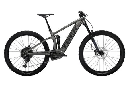 VTT Électrique Tout-Suspendu Trek Rail 5 Shimano Deore 12V 625 Wh 29'' Gris Mercure 2023