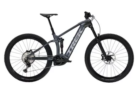 VTT Électrique Tout-Suspendu Trek Rail 9.7 Shimano SLX / XT 12V 750 Wh 29'' Gris Gén 4