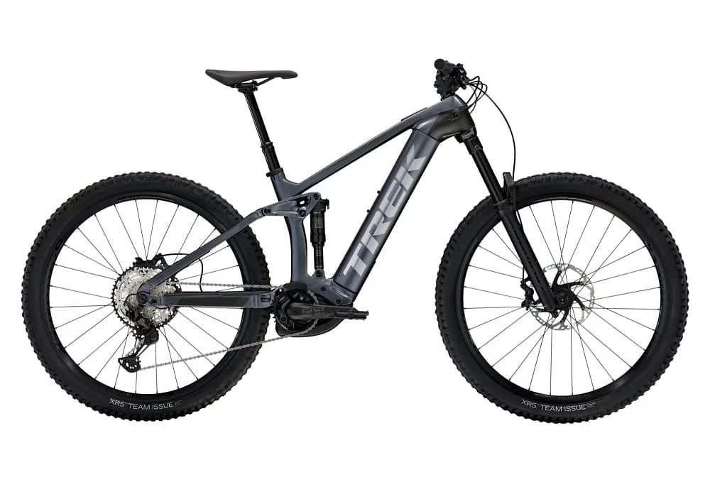 VTT Électrique Tout-Suspendu Trek Rail 9.7 Shimano SLX / XT 12V 750 Wh 29'' Gris Gén 4