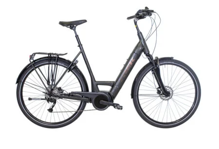 Vélo d'Exposition - Vélo de Ville Électrique Trek Verve+ 4 Lowstep Shimano Alivio 9V 500 Wh Gris Lithium 2023 XL