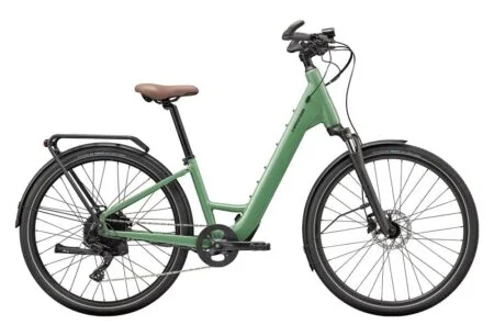 Vélo de Ville Électrique Cannondale Mavaro Neo SL 1 Low Step MicroShift 8V 360 Wh 27.5'' Vert Jade