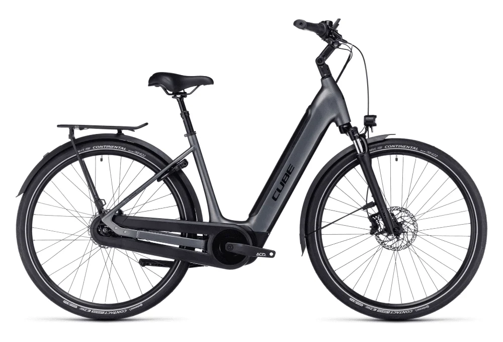 Vélo de Ville Électrique Cube Supreme RT Hybrid Pro 500 Easy Entry Shimano Nexus 8V 500 Wh 700 mm Gris Flash 2023