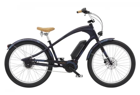 Vélo de Ville Electrique Electra Navigator Go! 5i 26' 500Wh Shimano Nexus 5V Bleu Nautilus Mat