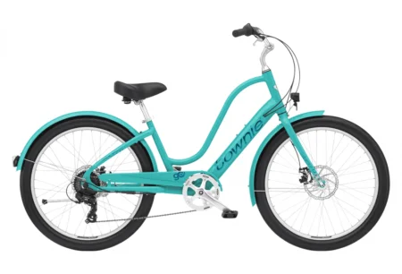 Vélo de Ville Électrique Electra Townie Go! 7D EQ Shimano Tourney 7V 250 Wh 26'' Bleu Tahiti 2022