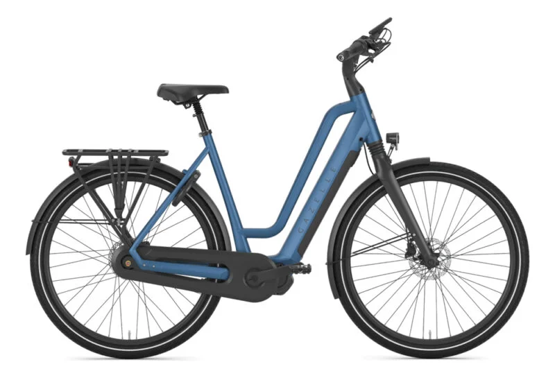 Vélo de Ville Électrique Gazelle Chamonix C7 HMS Shimano Nexus 7V 500 Wh 700 mm Bleu Foncé 2023