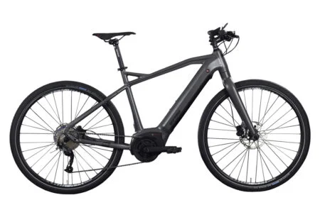Vélo de Ville Electrique OGP Bike Fitness 351 28'' Shimano Altus 9V 500Wh Gris