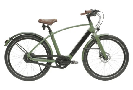 Vélo de Ville Électrique Reine Bike Cadre Haut Enviolo City CT 504Wh 26'' Vert Khaki 2022