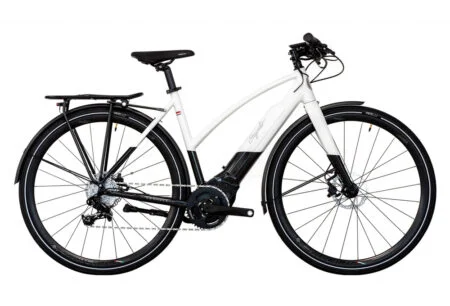 Vélo de Ville Électrique Stajvélo Nomades Sram GX 11V 500 Wh 700 mm Blanc 2022