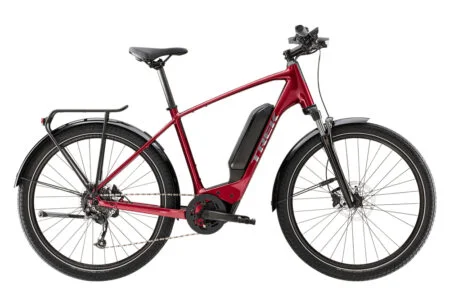 Vélo de Ville Électrique Trek Allant+ 5 Shimano Altus 9V 545 Wh 650b Rouge 2023