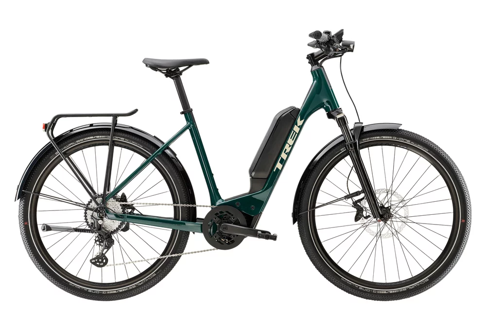 Vélo de Ville Électrique Trek Allant+ 6 Lowstep Shimano Deore 10V 545 Wh 650b Vert 2023