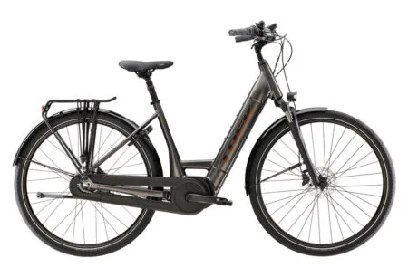 Vélo de Ville Électrique Trek District+ 3 Lowstep Shimano Nexus 7V 400 Wh 700mm Gris Foncé 2023