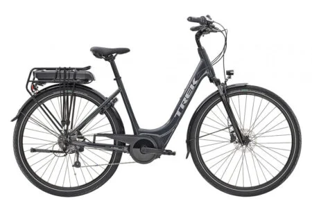 Vélo de Ville Électrique Trek VVerve+ 1 Lowstep Shimano Altus 8V 500 Wh Noir 2022