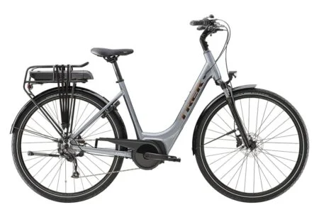 Vélo de Ville Électrique Trek Verve+ 1 Lowstep Shimano Tourney/Altus 8V 500 Wh Gris 2023