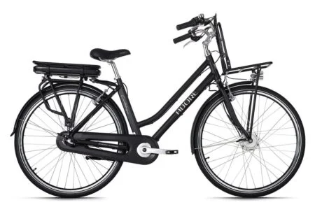 Vélo électrique E-Bike Alu Femme 28 Cantaloupe Noir 36 V/10 4 Ah Adore