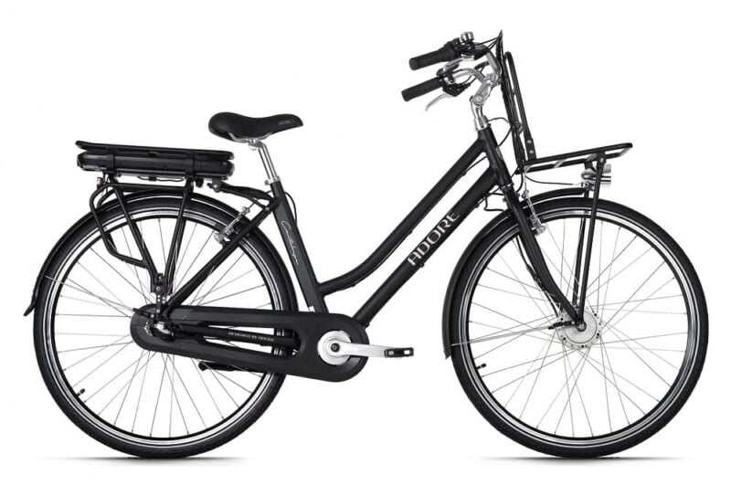 Vélo électrique E-Bike Alu Femme 28 Cantaloupe Noir 36 V/10 4 Ah Adore