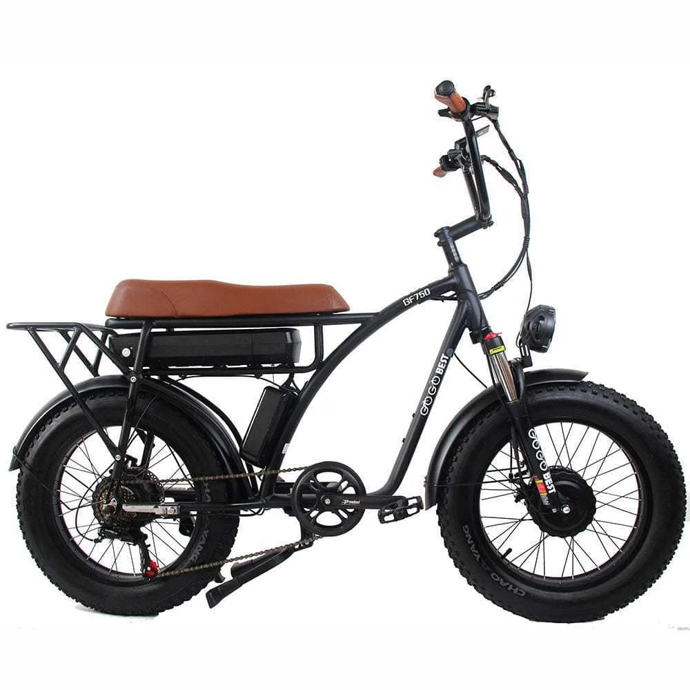 Gogobest GF750 1000Wx2 20" Fat Bike E-Mountain Bike 17.5Ah 25km/h 80km – Image 6