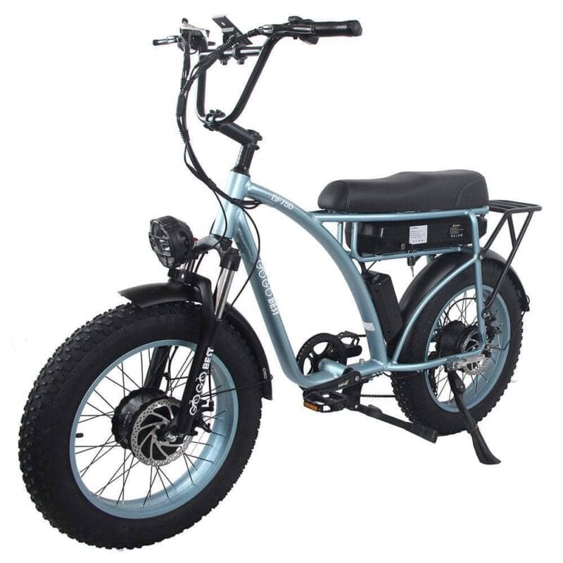 Gogobest GF750 1000Wx2 20" Fat Bike E-Mountain Bike 17.5Ah 25km/h 80km – Image 4