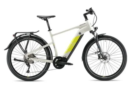 HEPHA E-bike Trekking 7 Long Range 708Wh 80Nm Vélo électrique Highstep Gris Clair