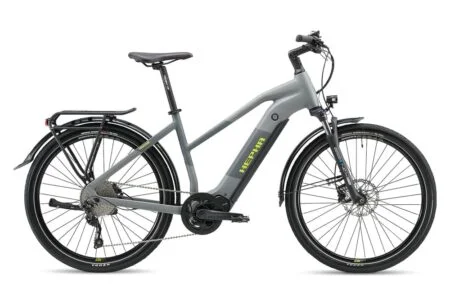 HEPHA E-bike Trekking 7 Ultra 708Wh Batterie Vélo électrique Lowstep Gris Foncé