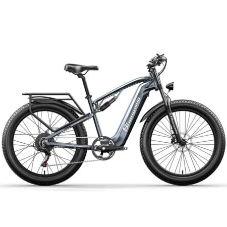 Shengmilo MX05 500W 26" Bafang Motor Fat Bike E-Mountain Bike EMTB 17.5Ah Batterie Samsung