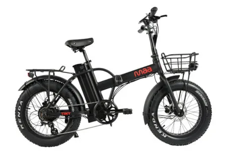 Tiny -noir -fat bike pliant électrique MAA BIKES
